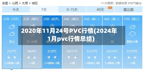 2020年11月24号PVC行情(2024年1月pvc行情总结)-第2张图片