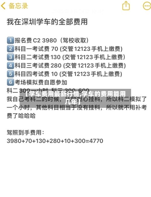 【学车费用最新行情,学车的费用能用几年】-第1张图片