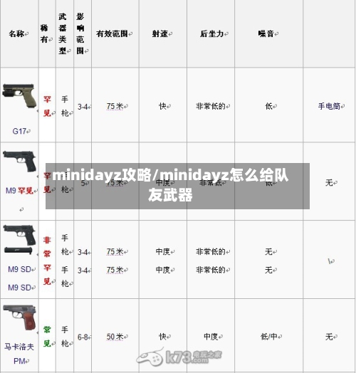 minidayz攻略/minidayz怎么给队友武器-第1张图片