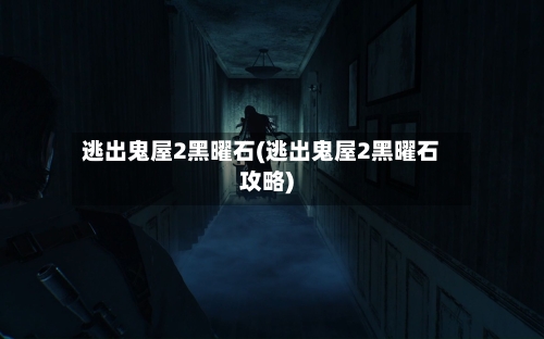 逃出鬼屋2黑曜石(逃出鬼屋2黑曜石攻略)-第1张图片