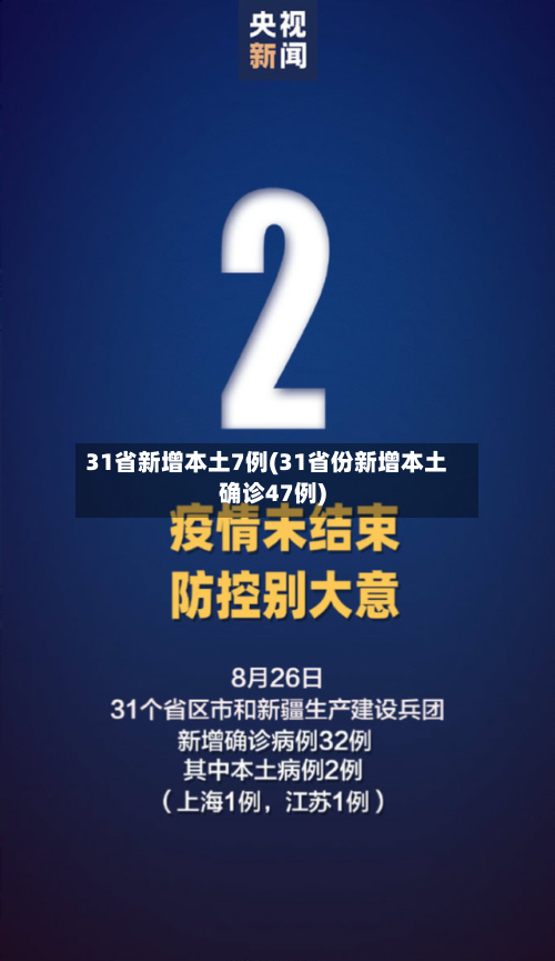 31省新增本土7例(31省份新增本土确诊47例)-第2张图片