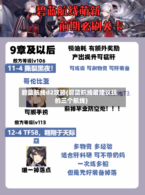 碧蓝航线d2攻略(碧蓝航线最建议玩的三个航线)-第1张图片