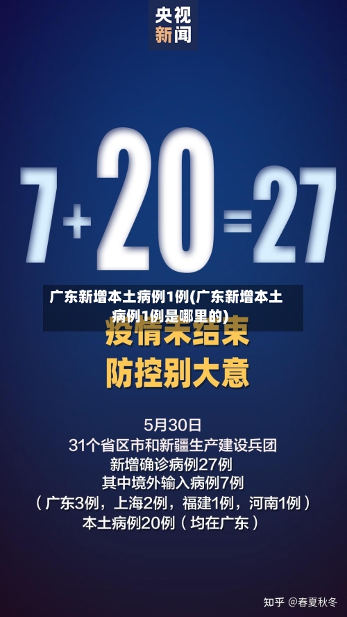 广东新增本土病例1例(广东新增本土病例1例是哪里的)-第2张图片
