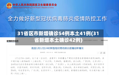 31省区市新增确诊54例本土41例(31省新增本土确诊42例)-第1张图片