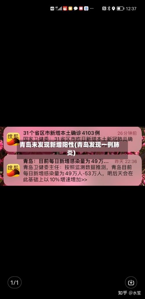 青岛未发现新增阳性(青岛发现一例肺炎)