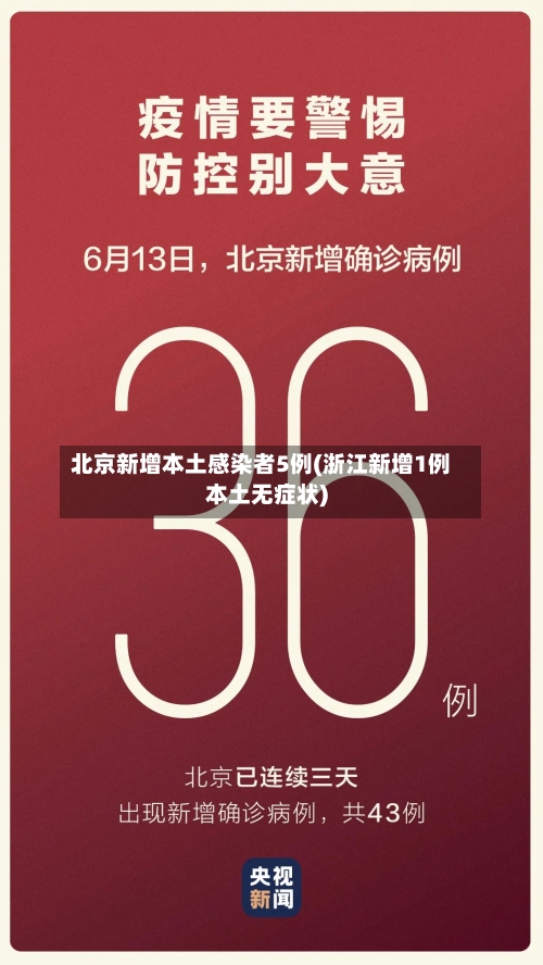 北京新增本土感染者5例(浙江新增1例本土无症状)-第2张图片