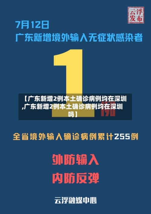 【广东新增2例本土确诊病例均在深圳,广东新增2例本土确诊病例均在深圳吗】-第3张图片