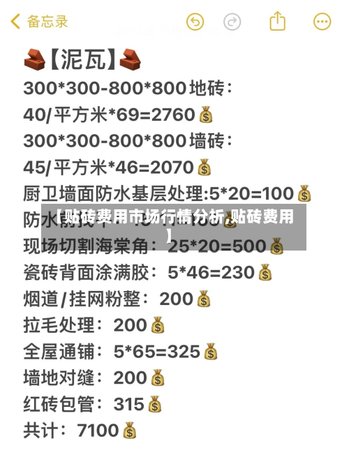 【贴砖费用市场行情分析,贴砖费用】-第1张图片