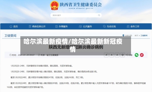 哈尔滨最新疫情/哈尔滨最新新冠疫情-第1张图片