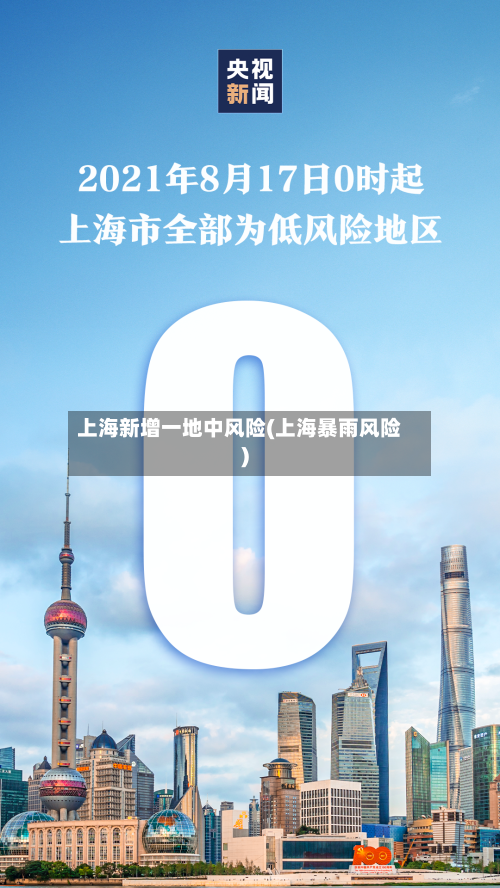 上海新增一地中风险(上海暴雨风险)-第3张图片
