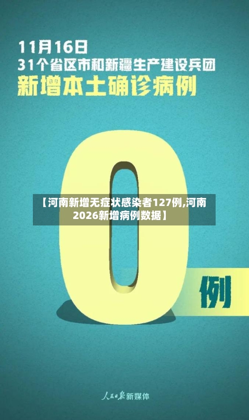 【河南新增无症状感染者127例,河南2026新增病例数据】-第1张图片