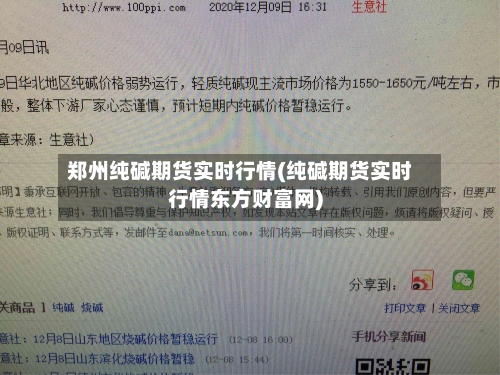 郑州纯碱期货实时行情(纯碱期货实时行情东方财富网)-第2张图片
