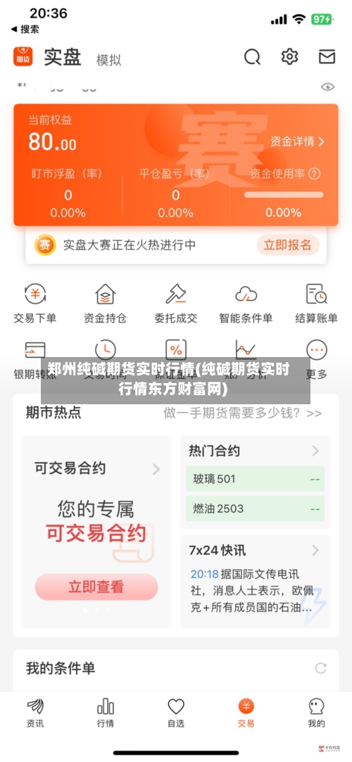 郑州纯碱期货实时行情(纯碱期货实时行情东方财富网)-第1张图片
