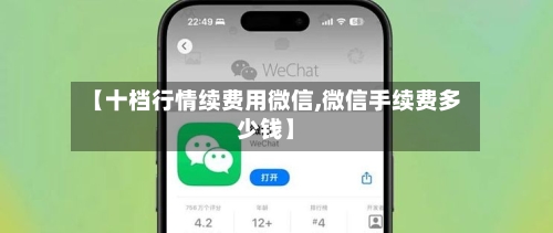 【十档行情续费用微信,微信手续费多少钱】-第1张图片