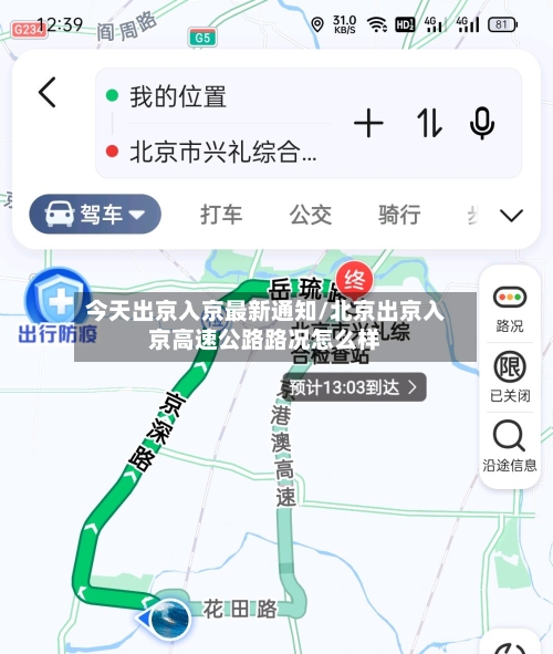 今天出京入京最新通知/北京出京入京高速公路路况怎么样-第1张图片