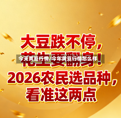 今天黄豆行情/今年黄豆行情怎么样-第1张图片