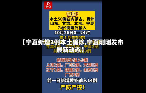 【宁夏新增3例本土确诊,宁夏刚刚发布最新动态】-第1张图片