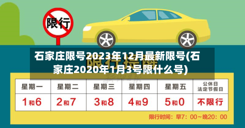 石家庄限号2023年12月最新限号(石家庄2020年1月3号限什么号)-第2张图片