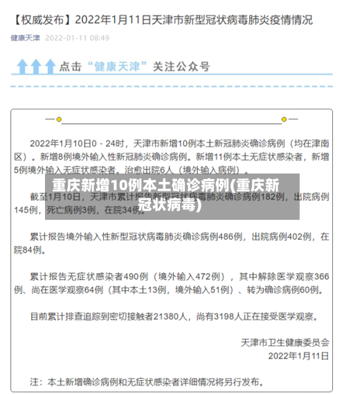 重庆新增10例本土确诊病例(重庆新冠状病毒)-第3张图片