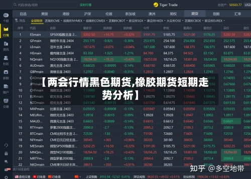【两会行情黑色期货,橡胶期货短期走势分析】-第1张图片