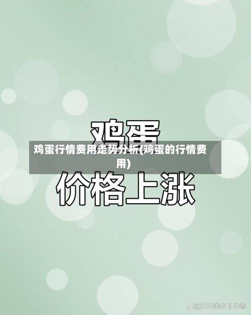 鸡蛋行情费用走势分析(鸡蛋的行情费用)-第1张图片