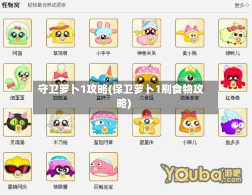 守卫萝卜1攻略(保卫萝卜1刷食物攻略)-第1张图片