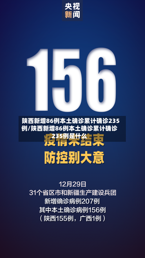 陕西新增86例本土确诊累计确诊235例/陕西新增86例本土确诊累计确诊235例是什么-第2张图片