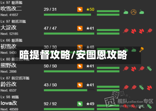 暗提督攻略/安图恩攻略-第3张图片