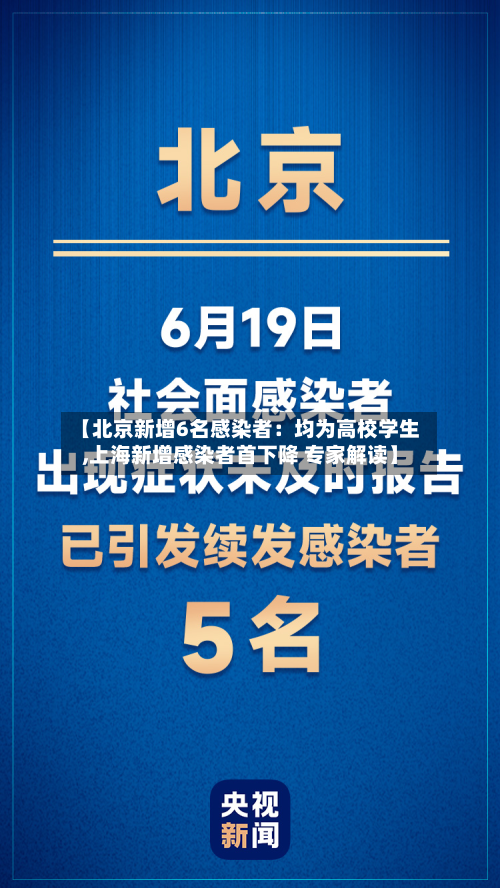 【北京新增6名感染者：均为高校学生,上海新增感染者首下降 专家解读】
