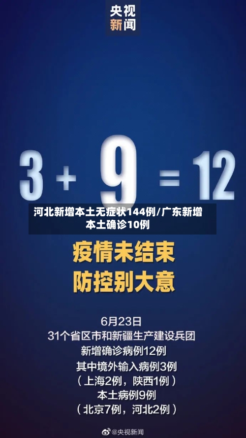 河北新增本土无症状144例/广东新增本土确诊10例-第2张图片
