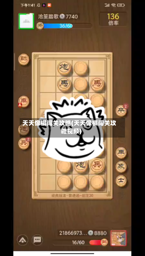 天天像棋闯关攻略(天天像棋闯关攻略视频)-第1张图片