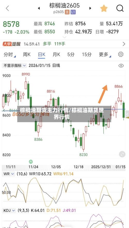 棕榈油期货主力行情/棕榈油期货世界行情