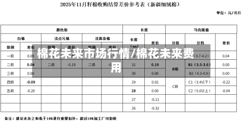 棉花未来市场行情/棉花未来费用-第1张图片