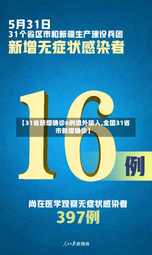 【31省新增确诊6例境外输入,全国31省市新增确诊】