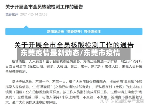东莞疫情最新动态/东莞市疫情-第3张图片