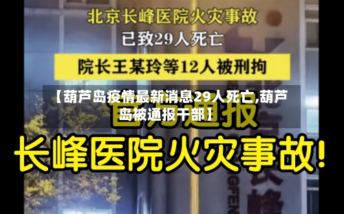 【葫芦岛疫情最新消息29人死亡,葫芦岛被通报干部】-第2张图片