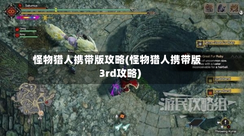怪物猎人携带版攻略(怪物猎人携带版3rd攻略)