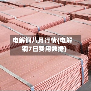 电解铜八月行情(电解铜7日费用数据)