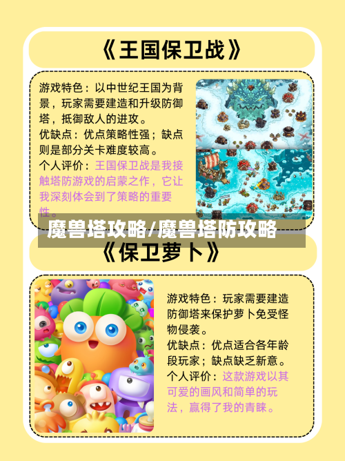 魔兽塔攻略/魔兽塔防攻略