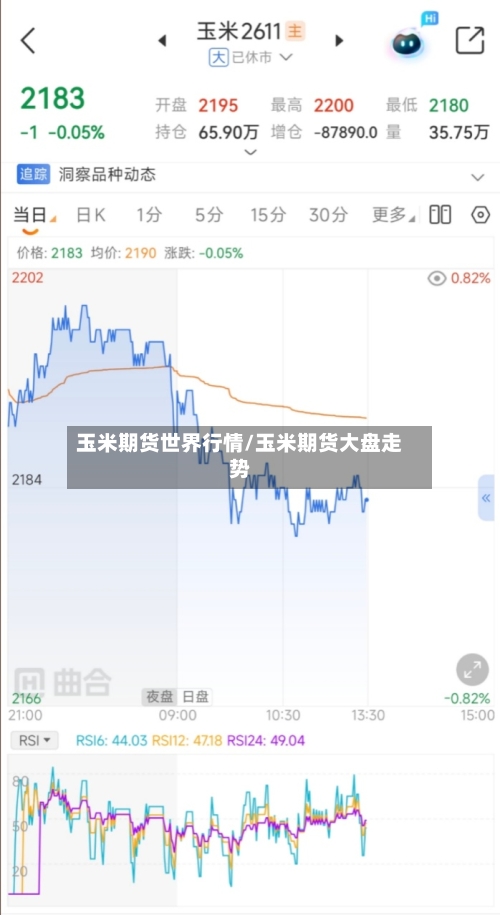 玉米期货世界行情/玉米期货大盘走势-第2张图片