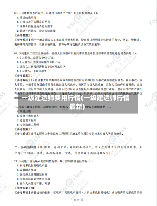 一级建造师费用行情(一级建造师行情最新)-第2张图片