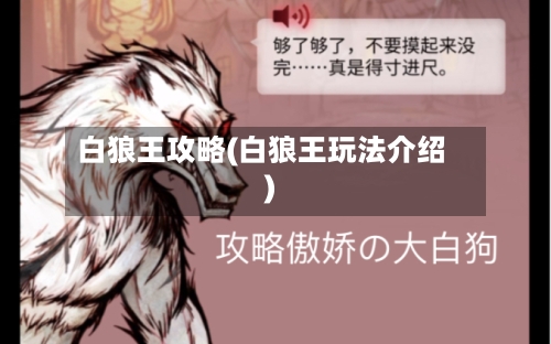 白狼王攻略(白狼王玩法介绍)