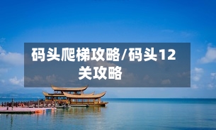 码头爬梯攻略/码头12关攻略