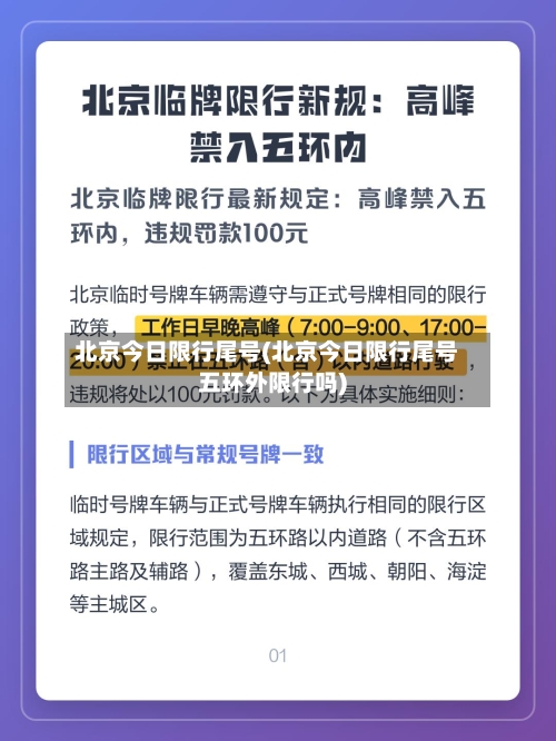北京今日限行尾号(北京今日限行尾号五环外限行吗)-第2张图片