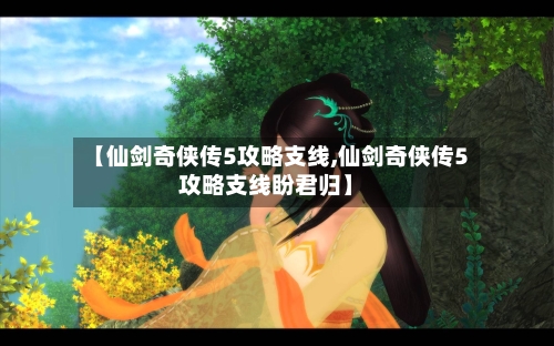 【仙剑奇侠传5攻略支线,仙剑奇侠传5攻略支线盼君归】