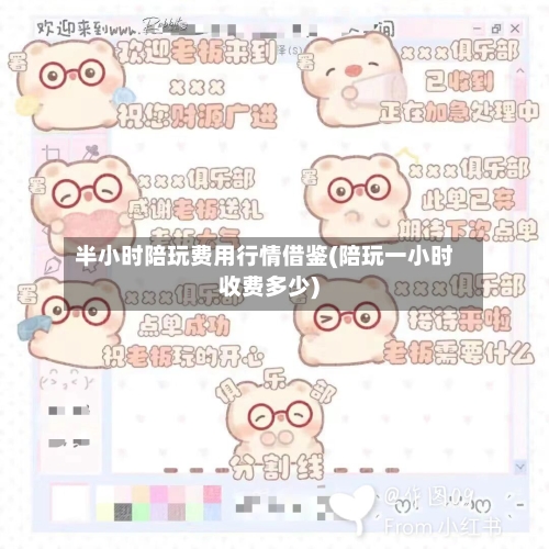 半小时陪玩费用行情借鉴(陪玩一小时收费多少)