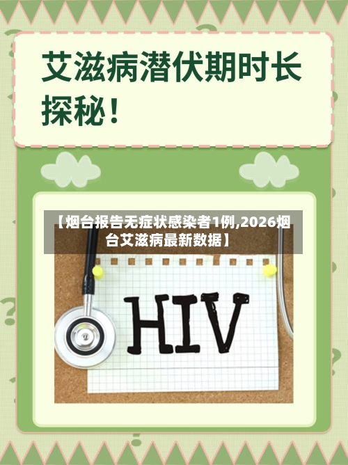 【烟台报告无症状感染者1例,2026烟台艾滋病最新数据】