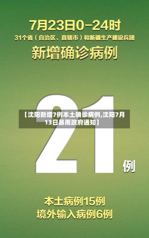 【沈阳新增7例本土确诊病例,沈阳7月13日暴雨政府通知】-第2张图片