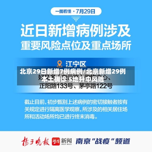 北京29日新增7例病例/北京新增29例本土确诊 5地升中风险-第3张图片