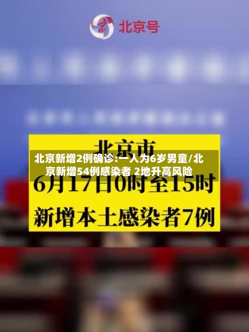 北京新增2例确诊:一人为6岁男童/北京新增54例感染者 2地升高风险-第2张图片